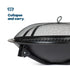 Foldable Round Fire Pit - Black